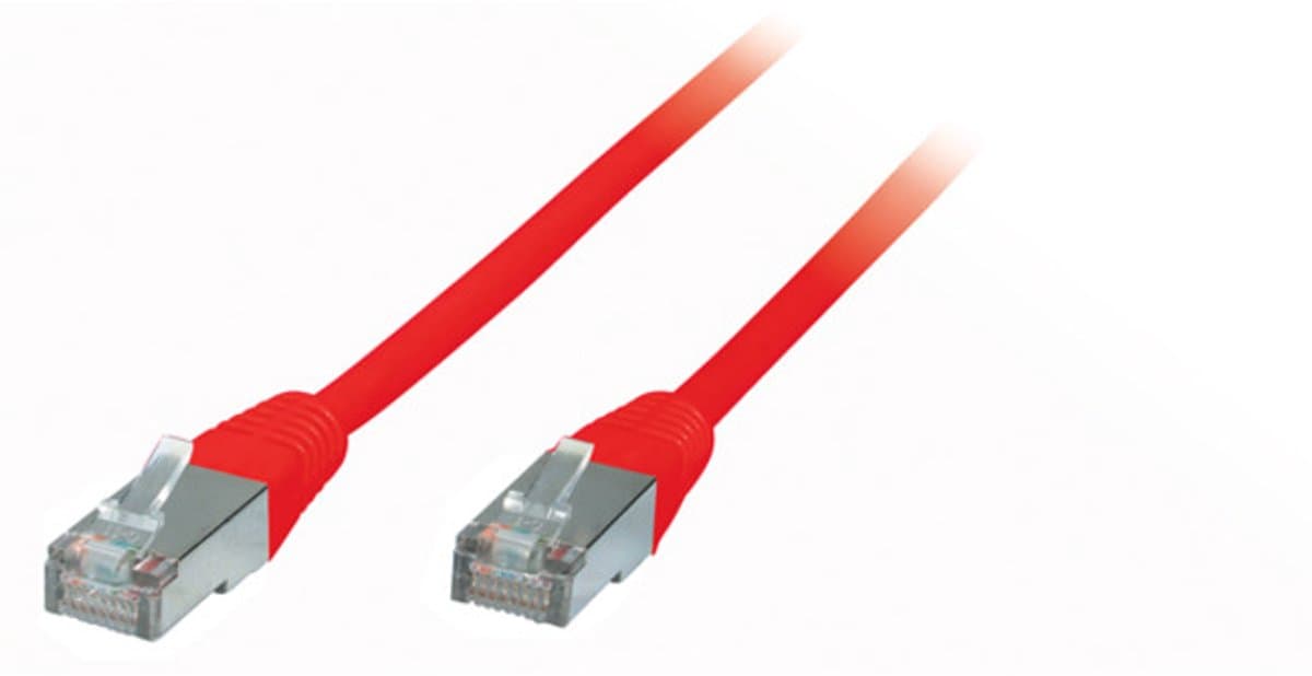 S/CONN cat. 6, S/FTP, 0.5 m netwerkkabel Rood 0,5 m Cat6 S/FTP (S-STP)