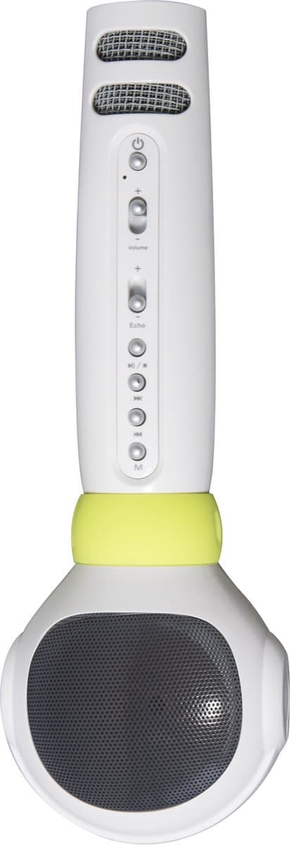 MusicMan BT-X36 Wit, Geel Karaokemicrofoon