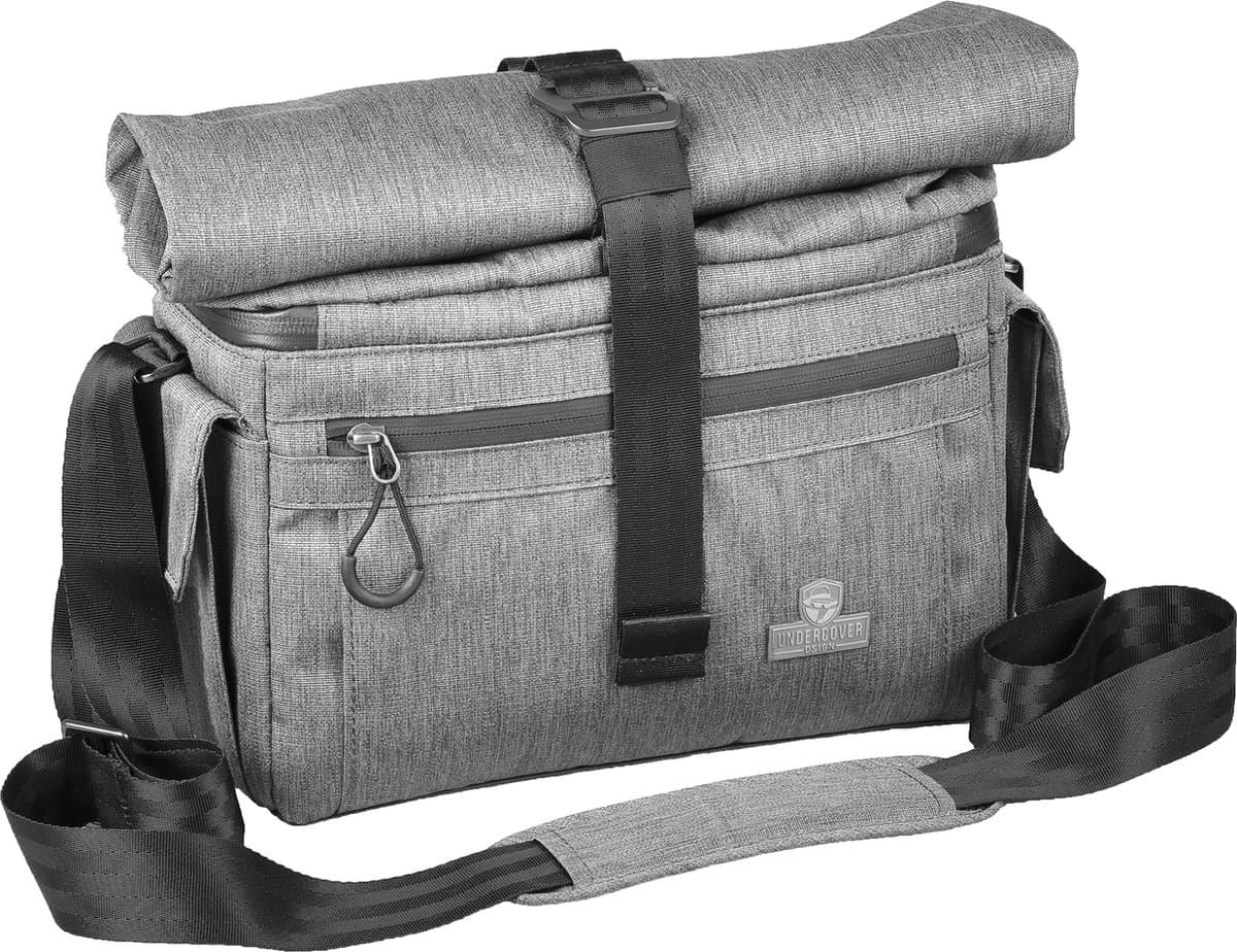 Undercover Dsign Cameratas - Waterdichte rugzakhoes - Camera riem - Reistas - Camera tas - Schoudertas - Grijs Denim