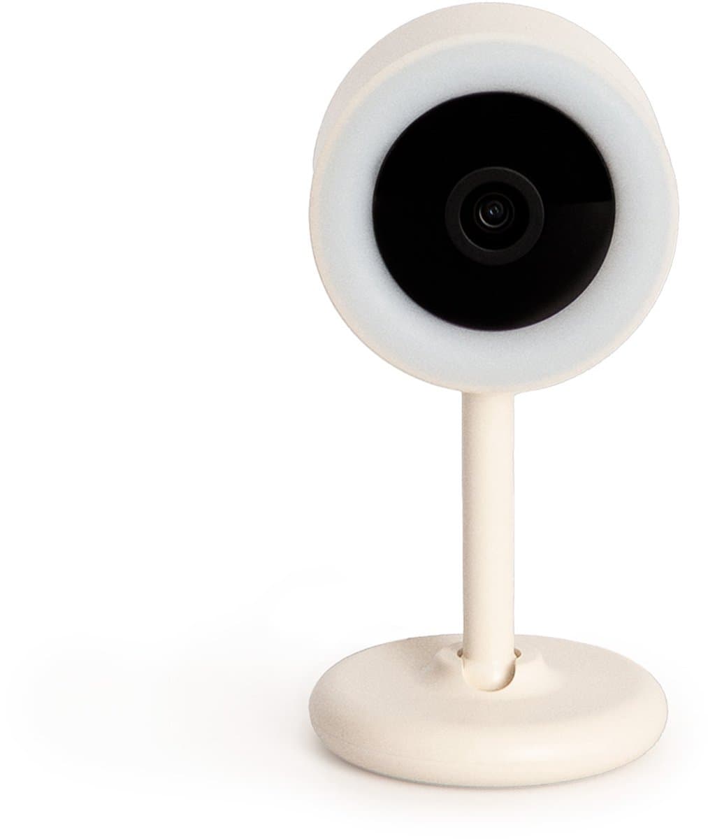 CREATE - Babybewakingscamera met wifi en tweerichtingsaudio - Gebroken wit - BABY CAM CONNECT