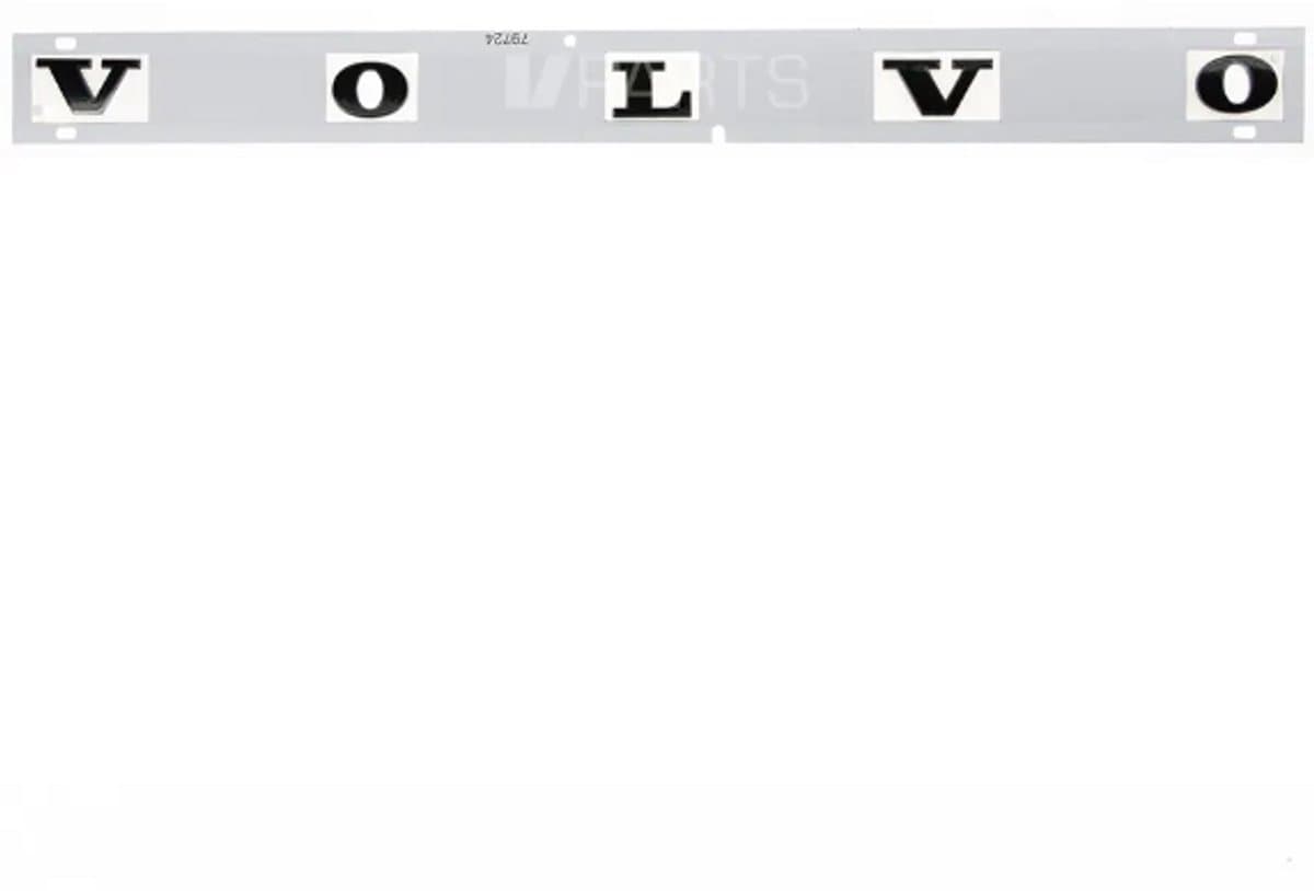 Volvo Badge - Embleem voor kofferbak - Logo - Zwart - 53 cm
