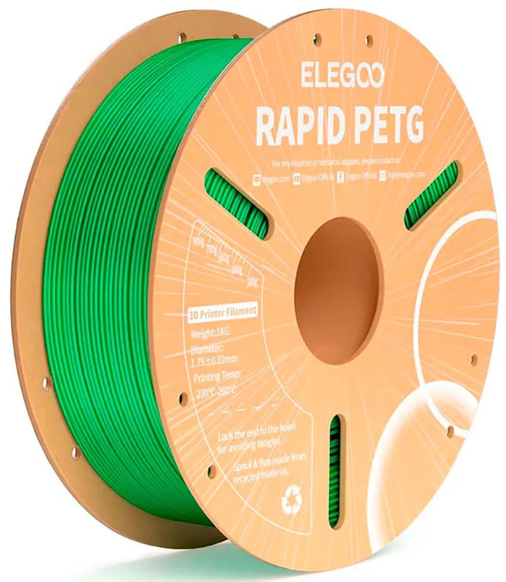 Elegoo Rapid Petg 1.75mm Filament Goud One Size / EU Plug 220V