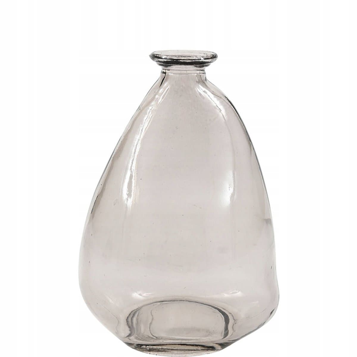 Moderne Grijze Vaas - 11cm - Glas - Stijlvolle Decoratie