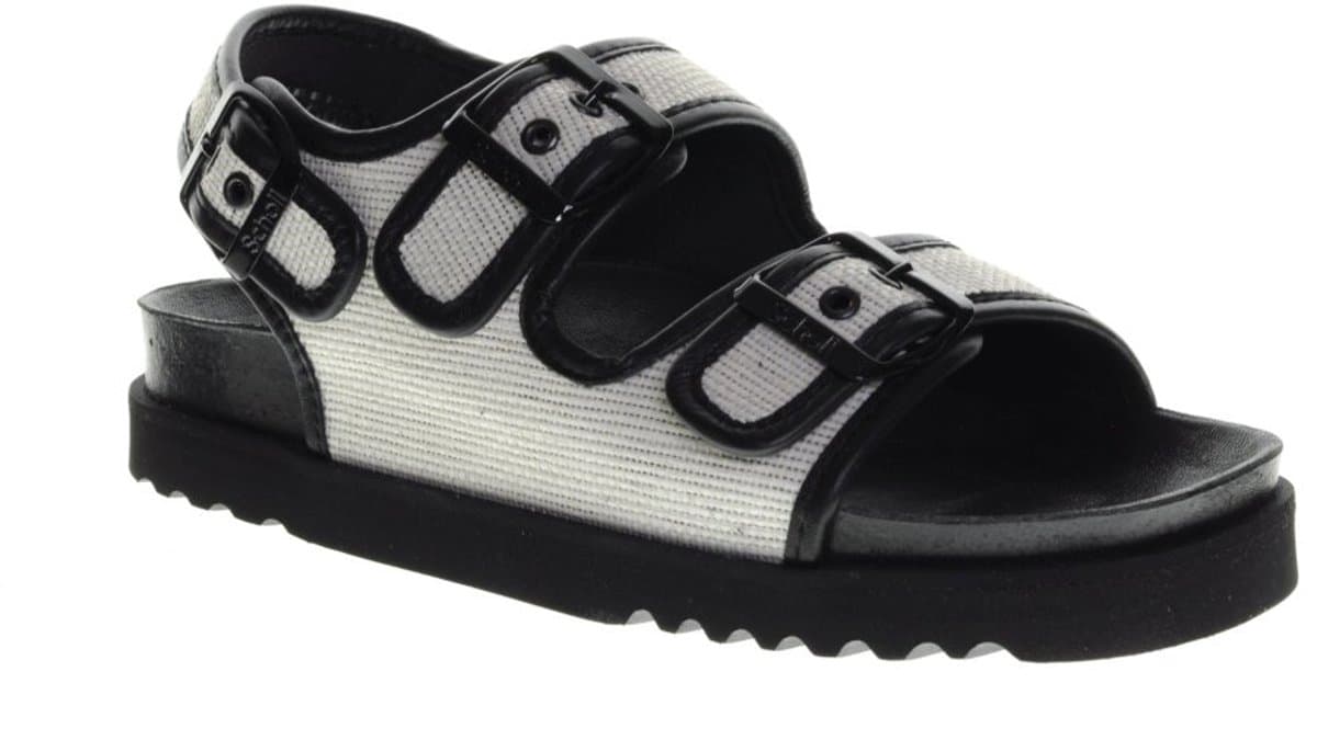Scholl Juliette Sandaal Wit Zwart maat 36