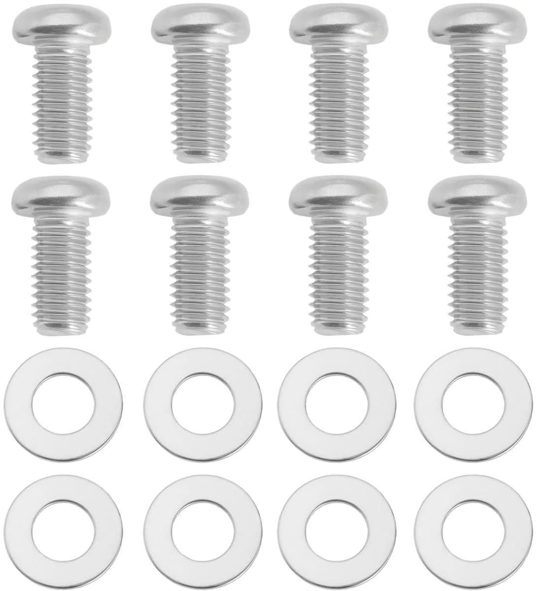 Ronte - TV wandmontage beugel schroeven set, M8x16mm - 8 stuks, RVS 304, met pakking kit - compatibel met Smart TV, 4K - voor Samsung BU8000.