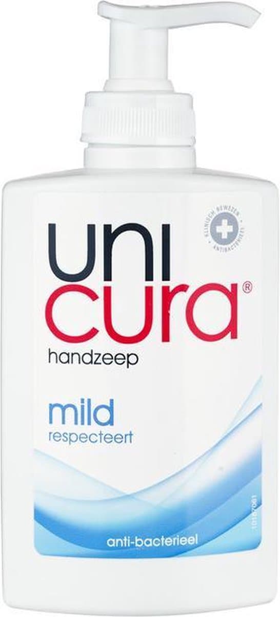 Unicura - handzeep - anti-bacterieel - Mild - 250ml - Voordeel Set van 6 stuks