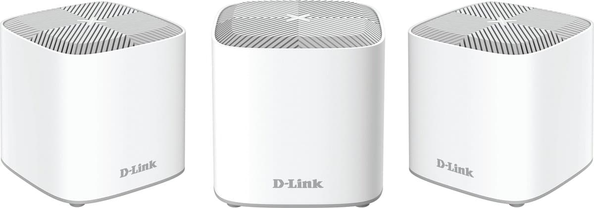 D-Link COVR-X1863 - Mesh Wifi - WiFi 6 - 1800 Mbps - 3 Stuks