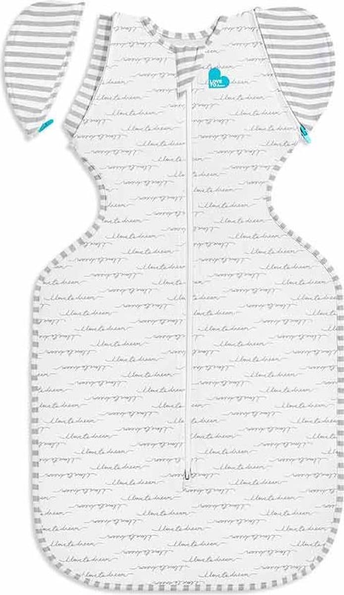 Love to Dream™ Babyslaapzak Swaddle Up™ - Inbakeren afbouwen - Baby 3-6 maanden - 6-8.5 kg - All Season - Dreamer White