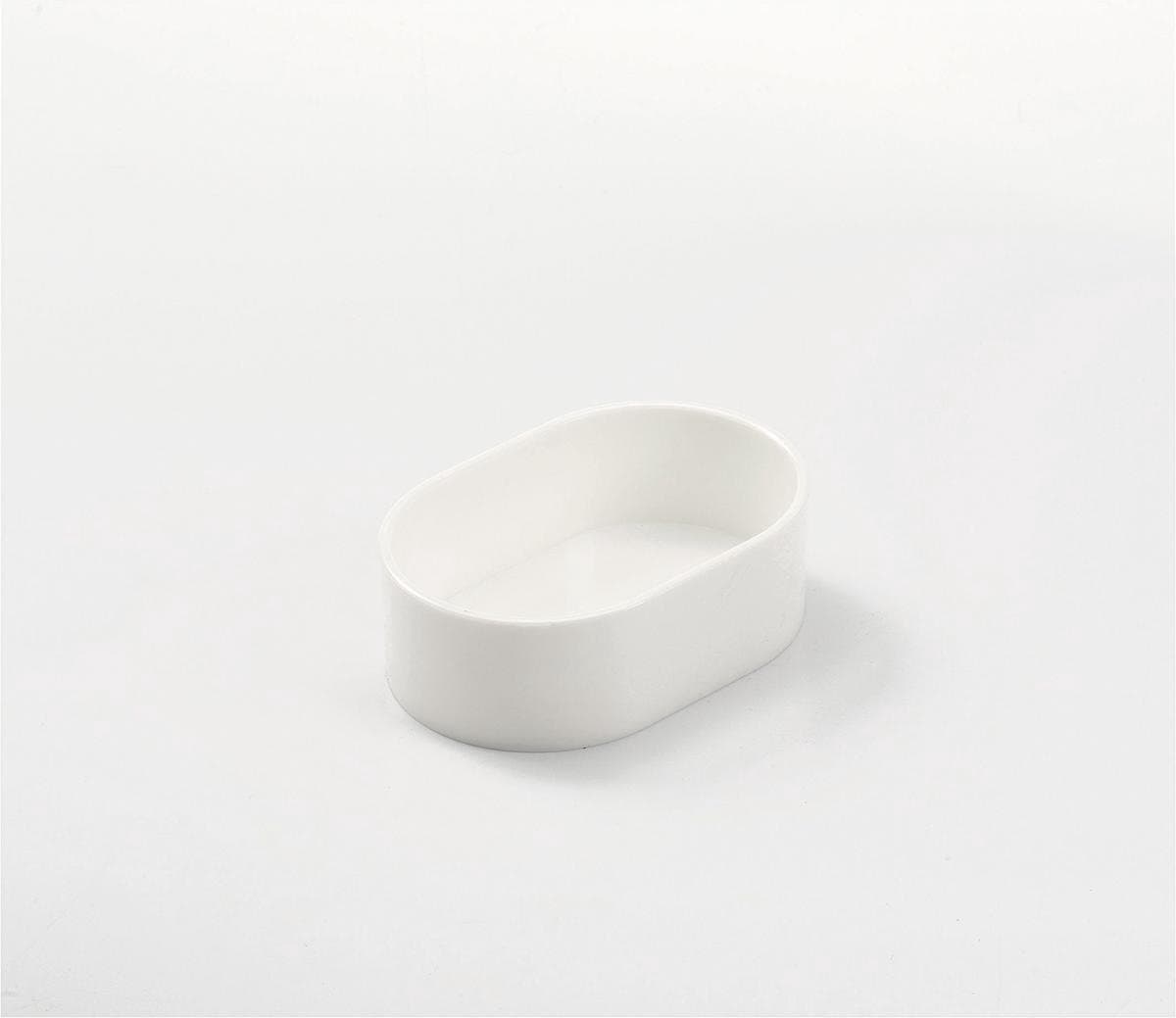 Fauna eivoerpot ovaal wit 11 x 7,5 x 3,5 cm - 1 ST