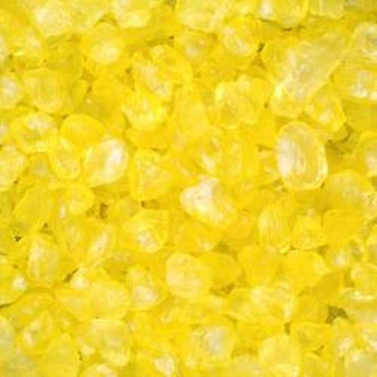 Decoratieve Gekleurde Glassteentjes / Gekleurd Glas - Geel - 4-10mm - 1kg