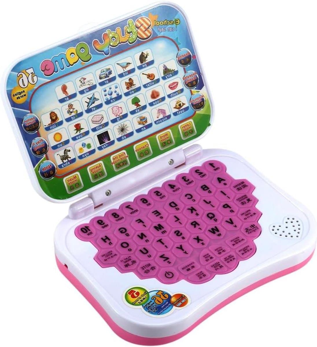 Interactive Learning Pad Tablet - Bilingual Educational Study Toy for Toddlers in HTML Format .
