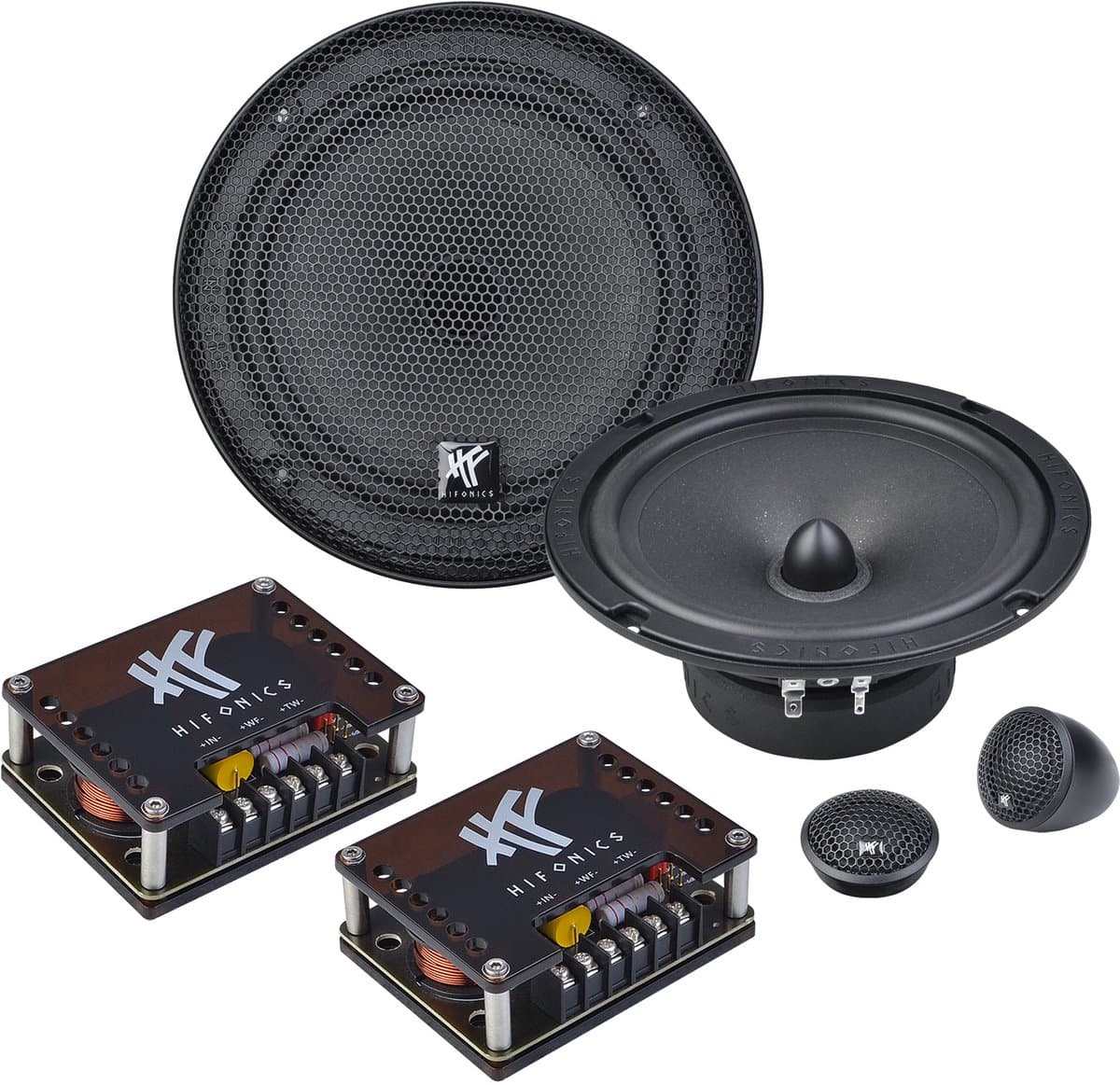 HiFonics TRX6.2C - Autospeaker - 16,5cm 2 weg composet - 165mm luidsprekers - 100 Watt RMS
