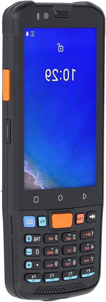 Barcodescanner 4G WiFi Bluetooth 3GB + 32GB Android 11 1D 2D Barcodescanner IP66 Waterdicht 4 Inch Scherm Handheld Mobiele Computer Dataterminal voor Magazijninventaris