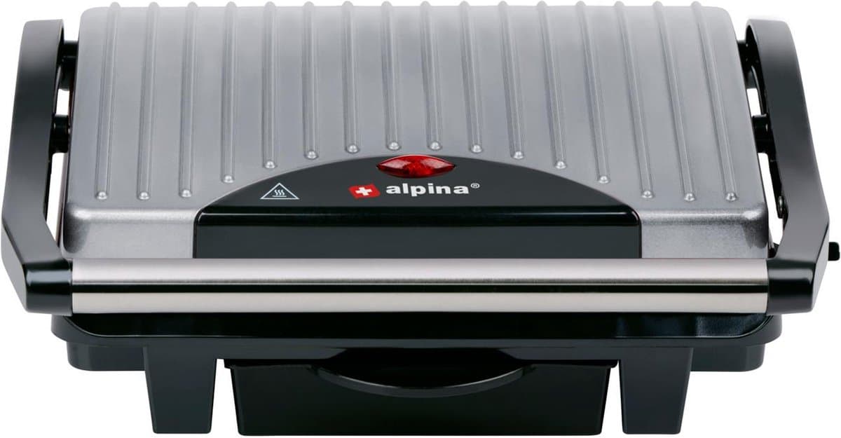Contactgrill 230V 1000W Zilver
