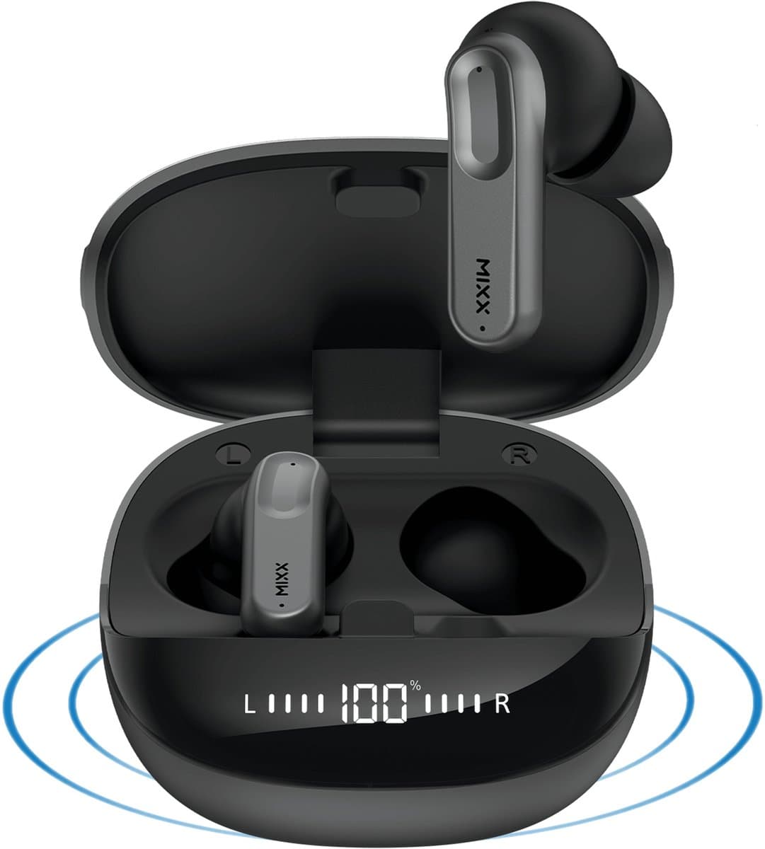 Mixx Streambuds Flex - In-Ear Koptelefoon - Noise Canceling - True Wireless - Zwart