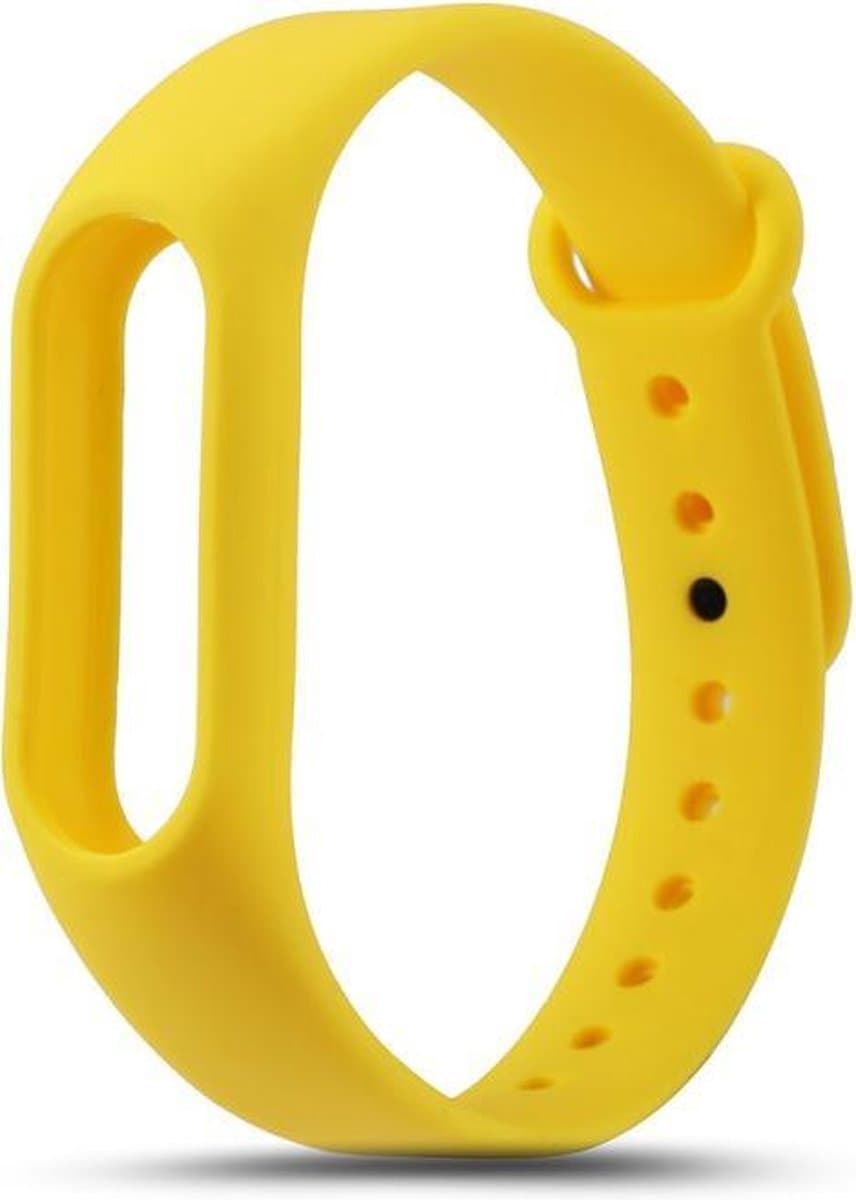 TPU armband voor Xiaomi Mi Band 2- Geel