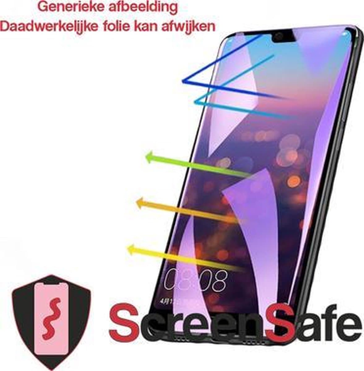 ScreenSafe High Definition Hydrogel screenprotector Vivo Iqoo3 5g Slagvast / Anti-Blue (AAA)