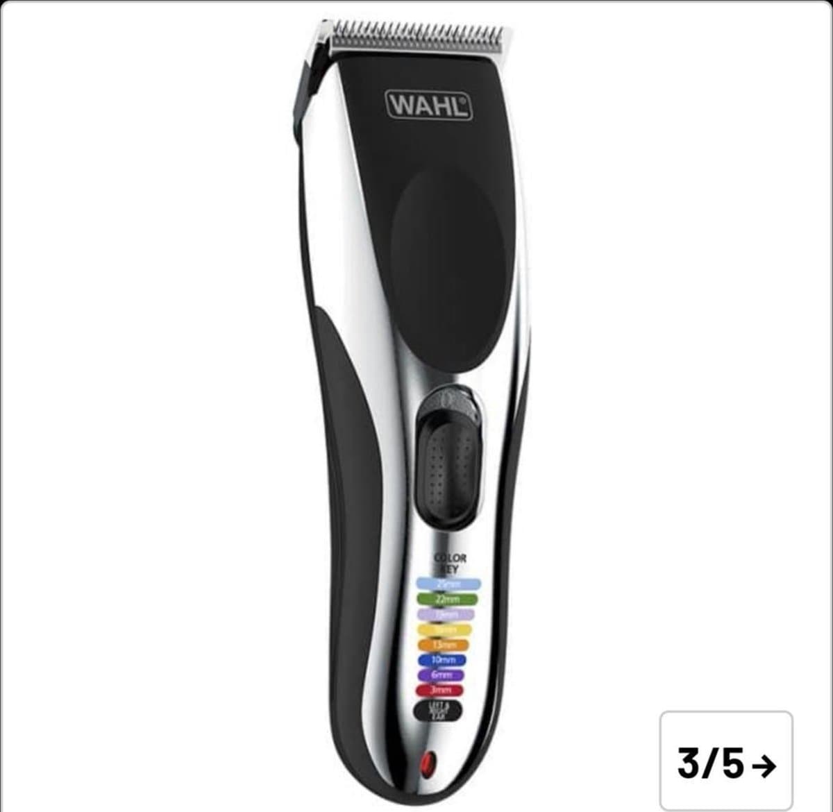 Wahl tondeuse color pro chrome edition combo. plus Wahl trimmer. Draadloos Wahl Tondeuse en mini trimmer. Thuis knippen. Hele lichaam scheren.  Baard en hoofd. A merk tondeuse. 8 opzetkammen. Reisetui. Schaar. 2 jaar fabrieksgarantie