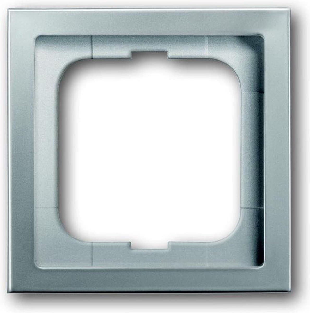 ABB Busch-Jaeger Pure roestvast stalen Afdekraam Schakelmateriaal - 2CKA001754A4317 - E2K4X