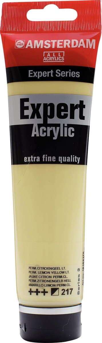 Acrylverf - 217 Permanent Citroengeel Licht - Amsterdam Expert - 150 ml