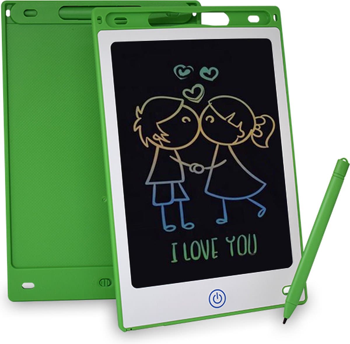 Tekenbord kinderen Kiraal - Tekentablet - LCD Tekentablet kinderen - Grafische tablet kinderen - Kindertablet Groen