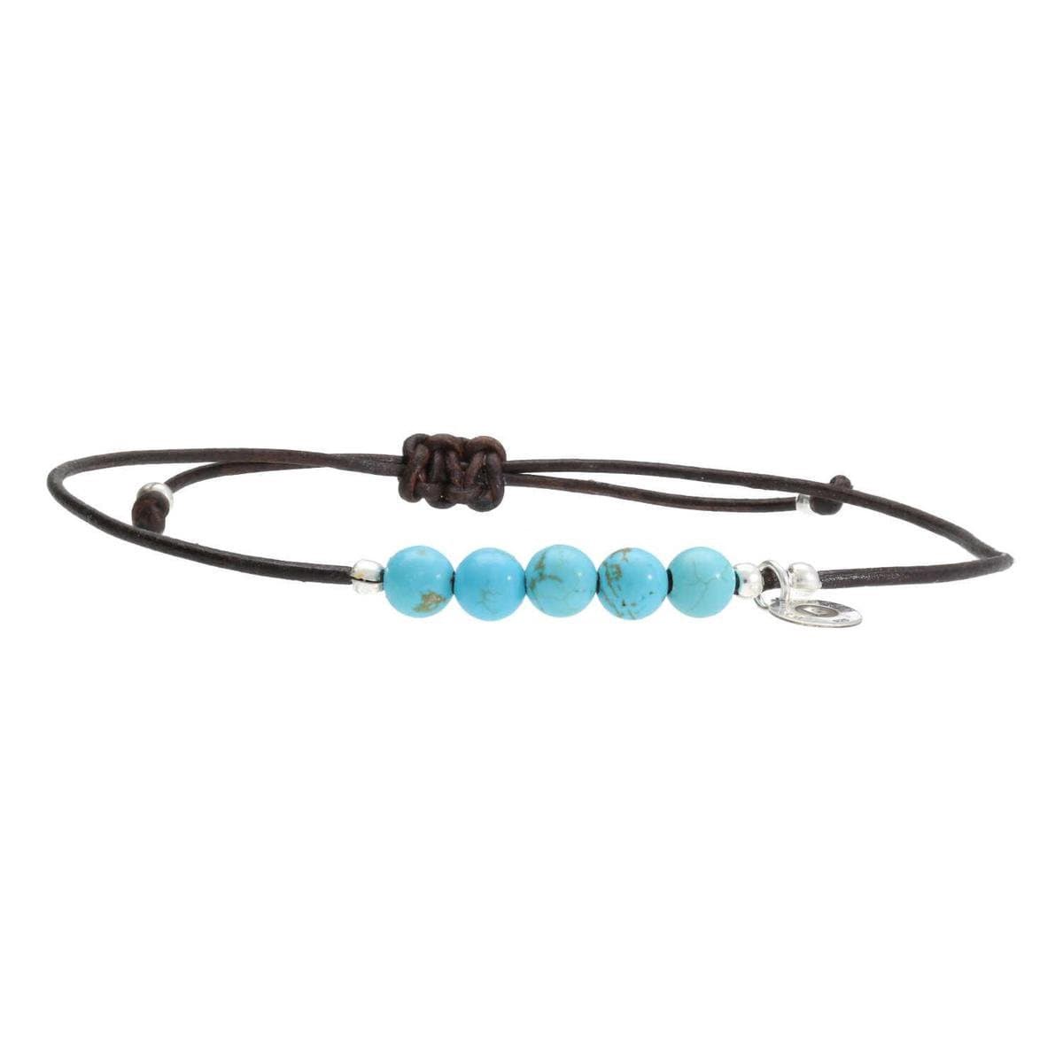 Bela Donaco - Enkelbandje Bohemian Blue - Turquoise