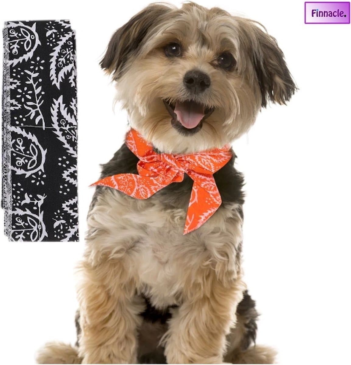 Finnacle - Honden bandana -Stijlvolle hond - Tegen kou en hete zon in de nek - Zwart