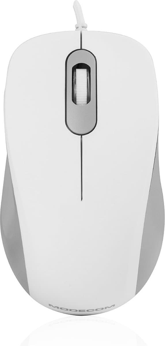 Modecom M-MC-M10S-200 M10S WHITE OPTICAL MOUSE SILENT [USB, OPTICAL 1000 DPI]