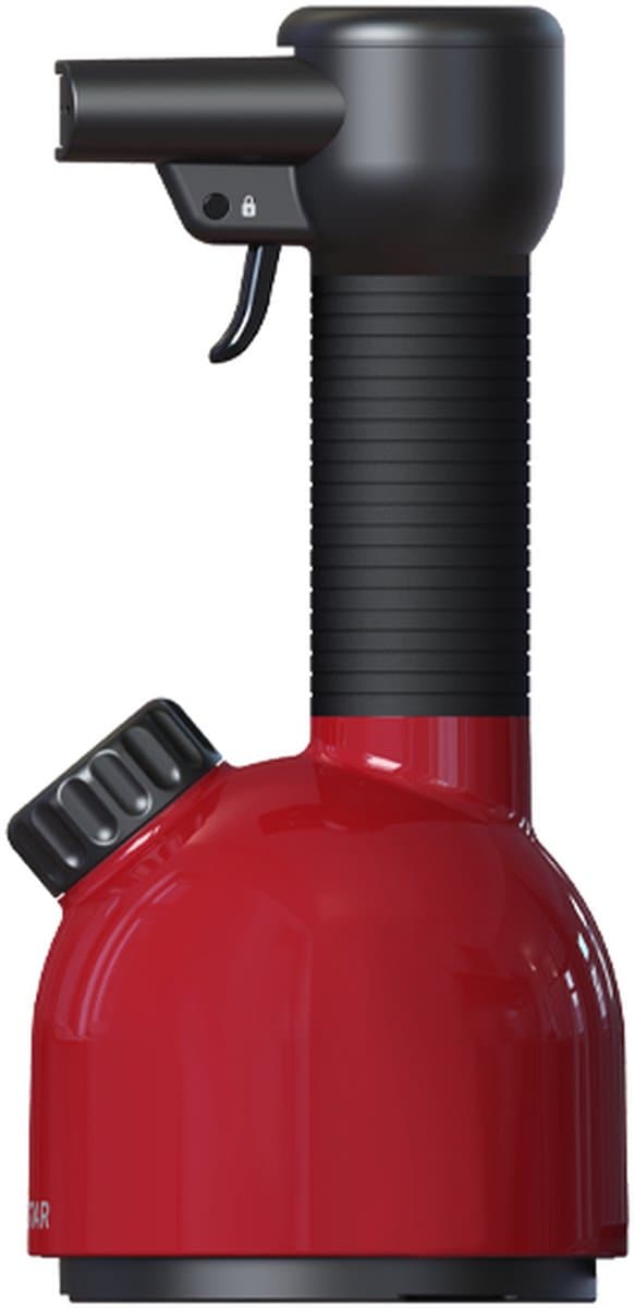 Laurastar IGGI Red Intense, Zuiverende Stomer , Desinfecteert, Reinig stoffen en voorwerpen, Compacte Draagbaar en Design (Rood)
