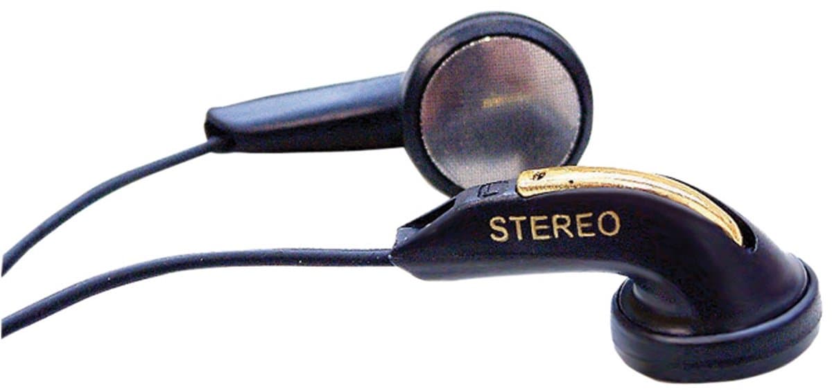 SoundLAB stereo earphones / zwart - 1,7 meter