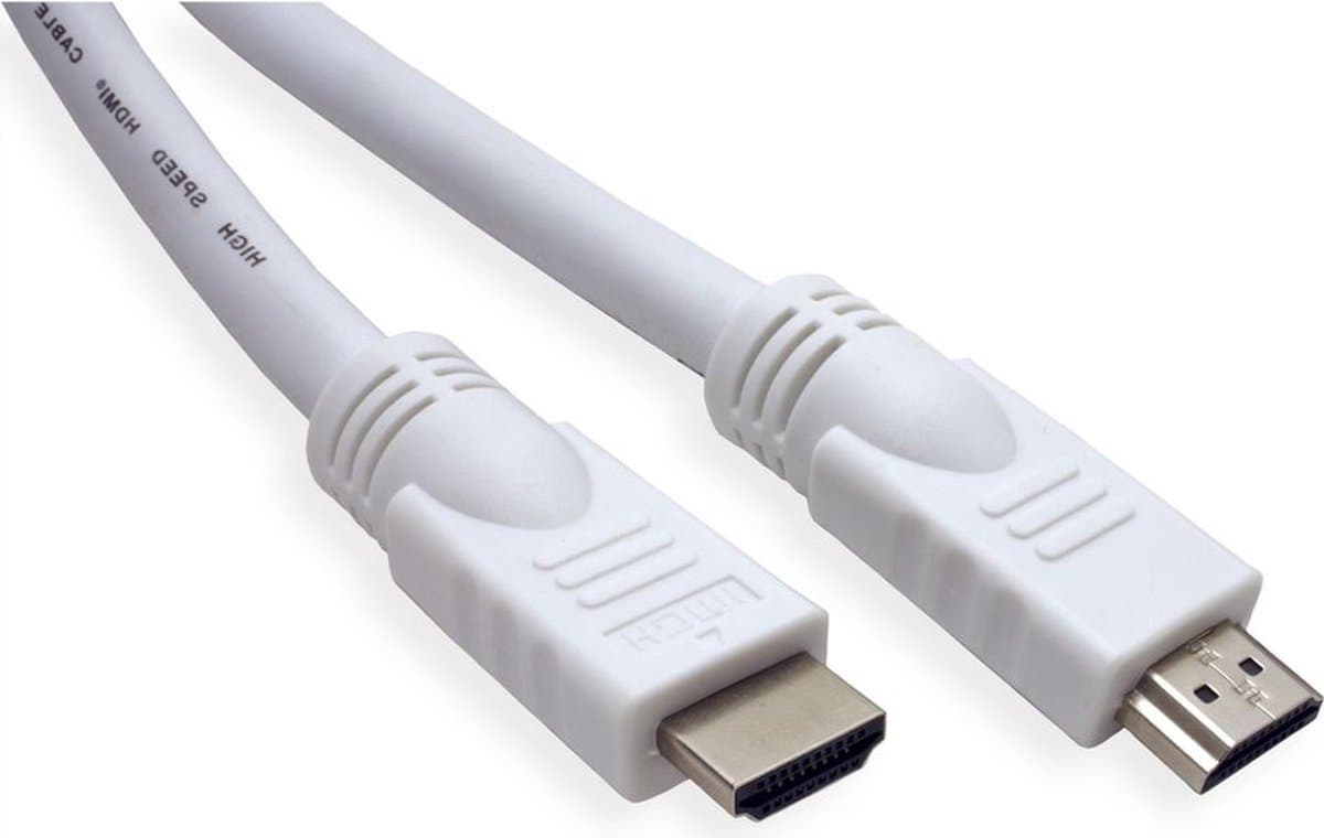 HDMI kabel - versie 1.4 (4K 30Hz) - CCS aders / wit - 7,5 meter