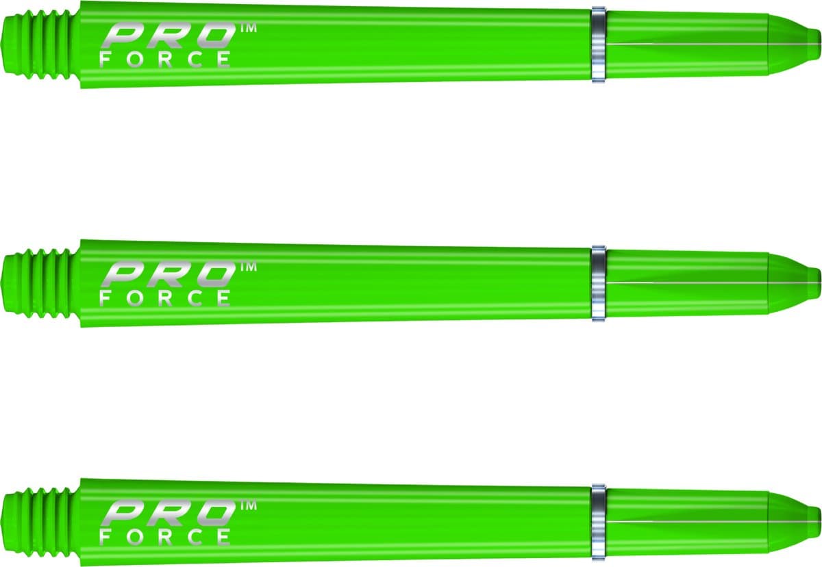 WINMAU - Pro Force Dartschachten Groen, Medium - 1 set per pakket (3 Dartschacht in totaal)