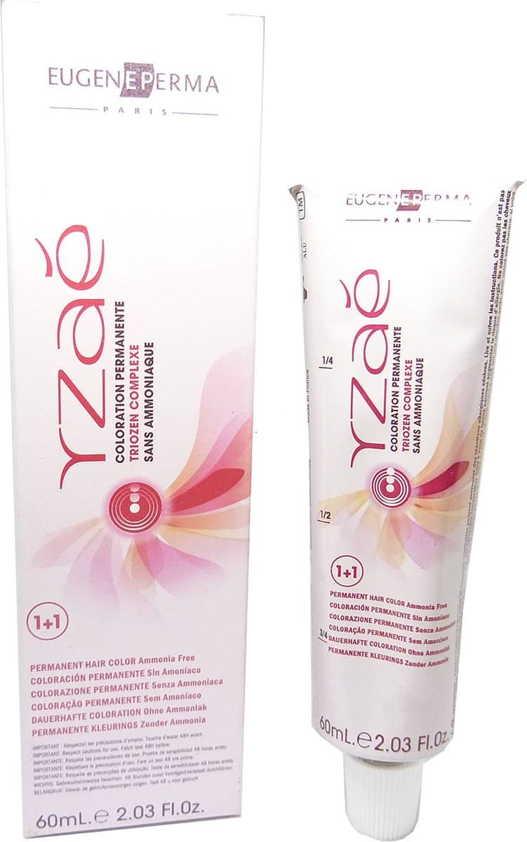 Eugene Perma Yzae Haarkleurcrème Permanent zonder ammoniak 60ml - 05.6 Red Light Brown / Rot Hellbraun
