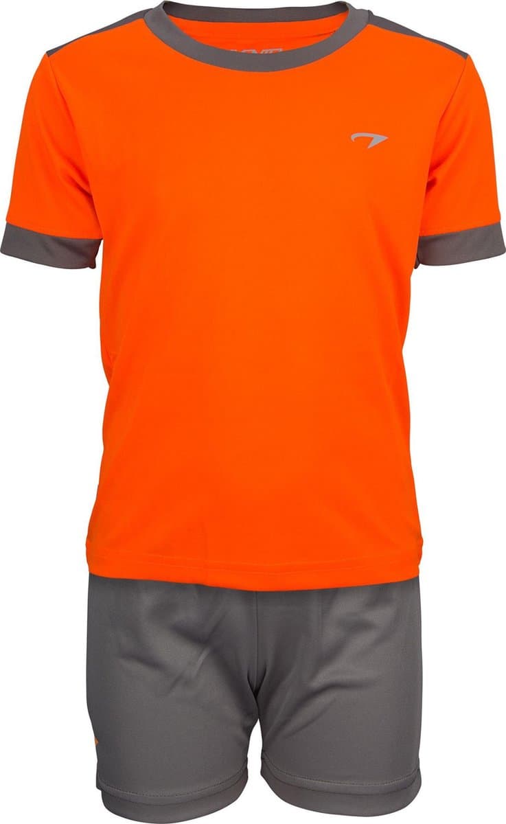 Avento Sportset Madrid - Junior - Fluororanje/Antraciet - 140
