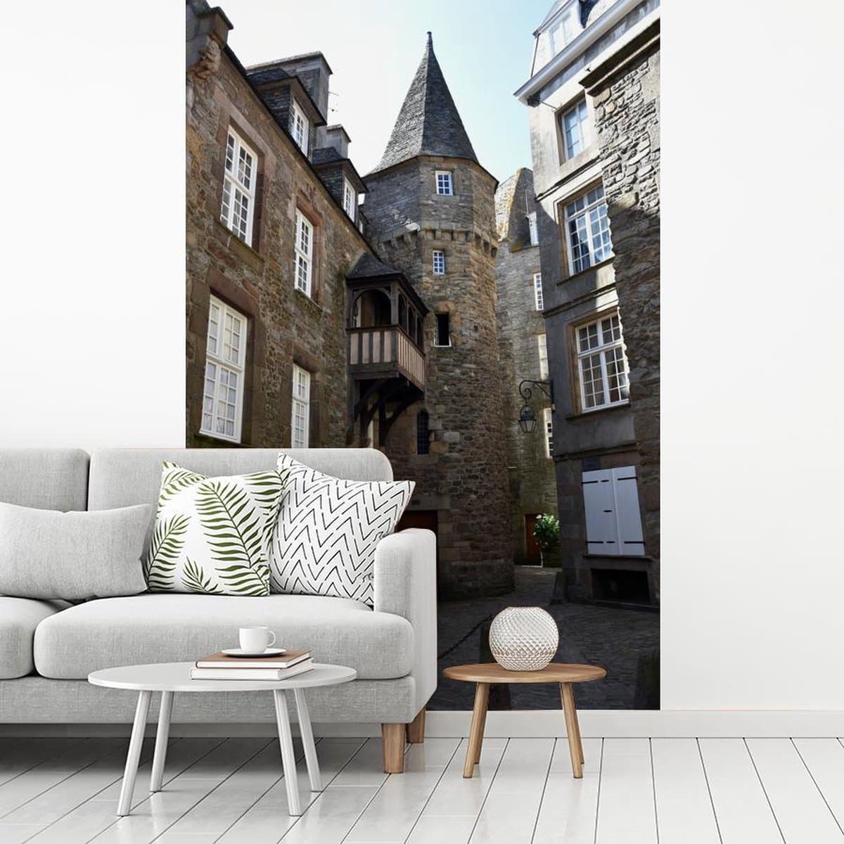 Behang - Fotobehang Carcassonne - Frankrijk - Middeleeuwen - Breedte 190 cm x hoogte 280 cm