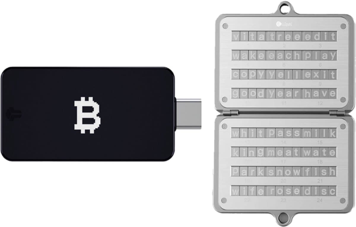 BitBox02 Bitcoin Only + Ellipal Seed Phrase Steel