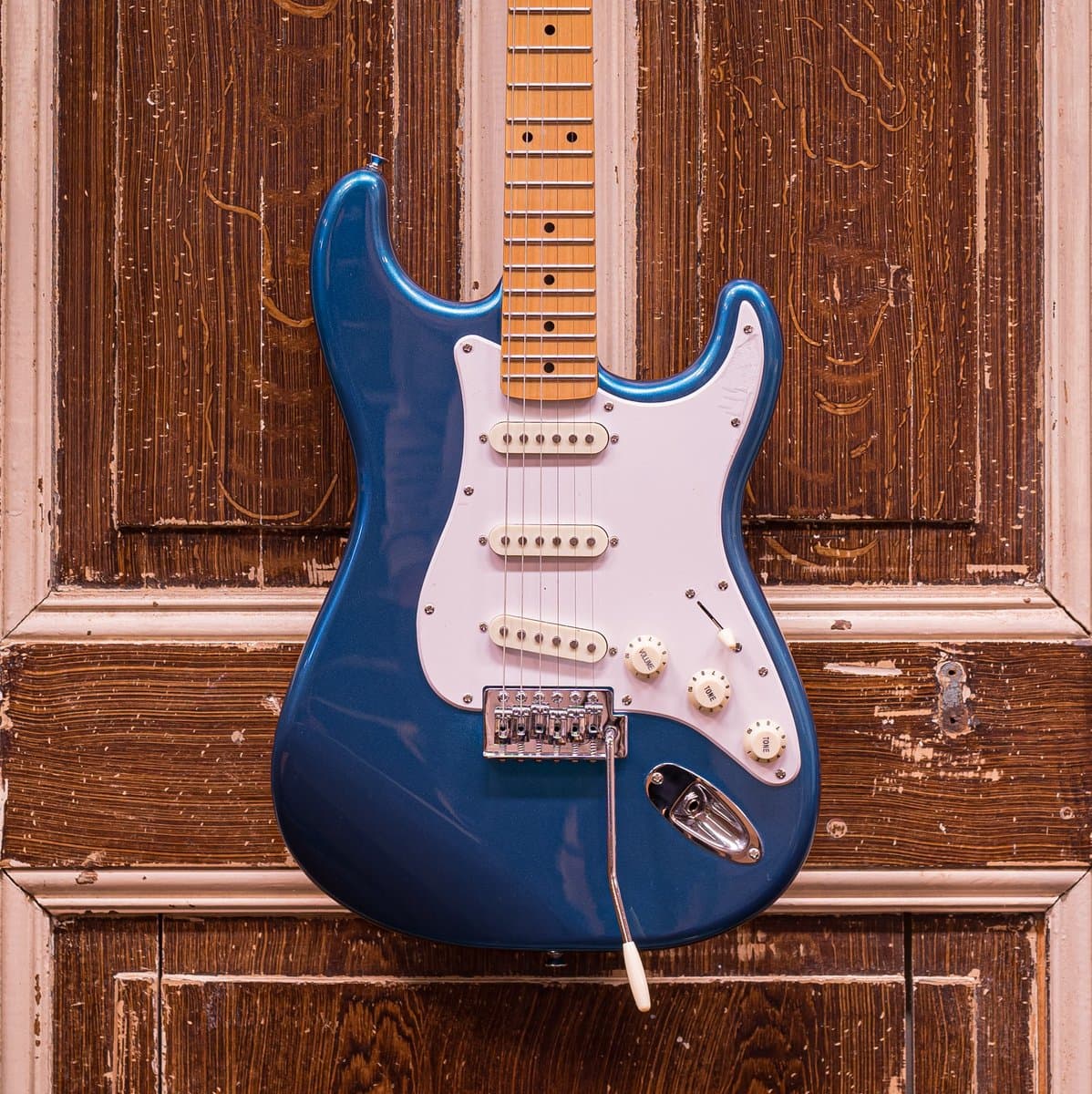 Elektrische gitaar SX VTG Series SST57-LPB Lake Placid Blauw incl. tas