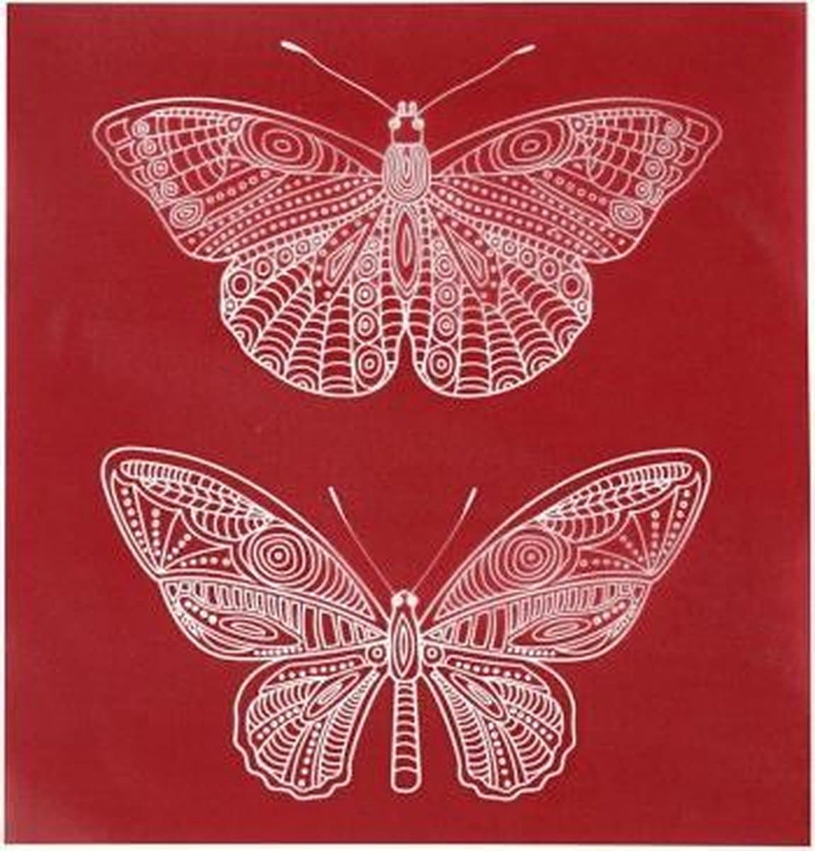 Creativ Company Screen Stencil Vlinders 20x22cm