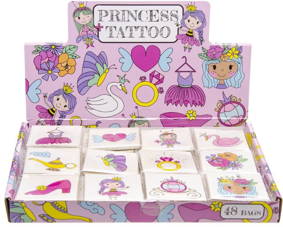 Duckiez Tattoos Prinses 12st.