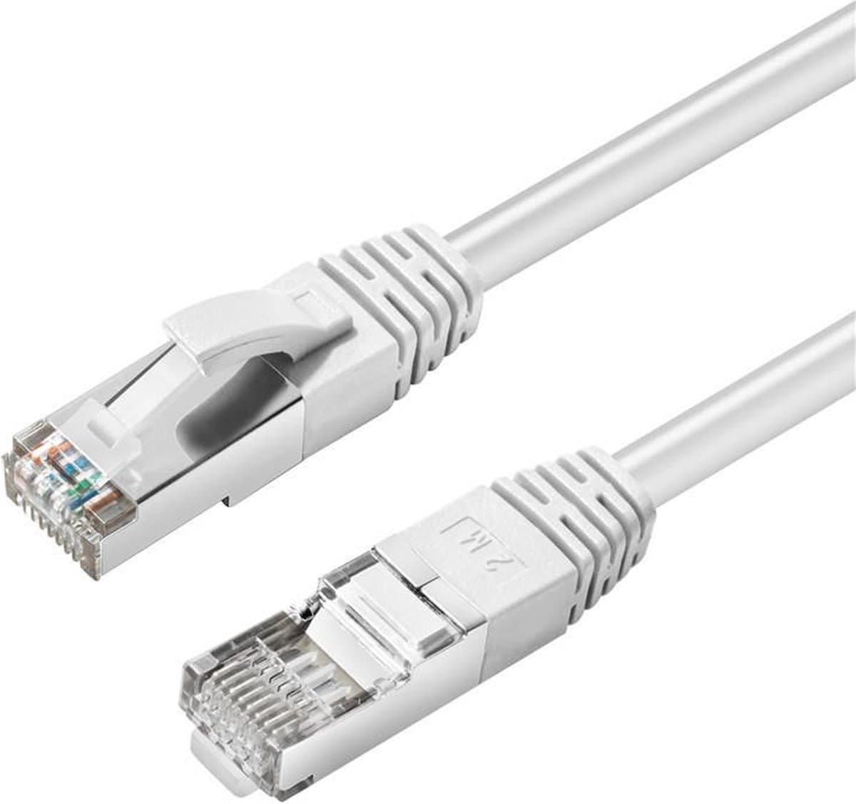 Microconnect STP 7m CAT6 LSZH netwerkkabel Wit