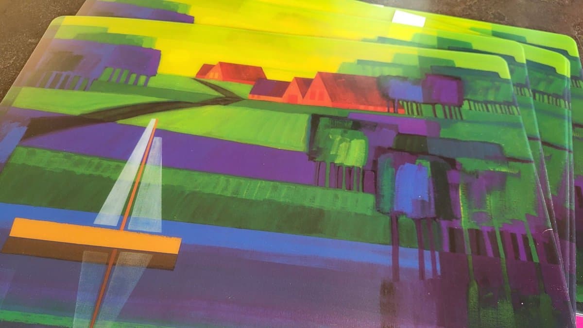 Ton Schulten - placemat - Op helder water