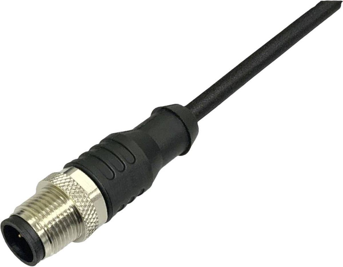 BKL Electronic 2700022 Sensor/actuator aansluitkabel M8 Aantal polen (sensoren): 4 Stekker, recht 5 m 1 stuk(s)