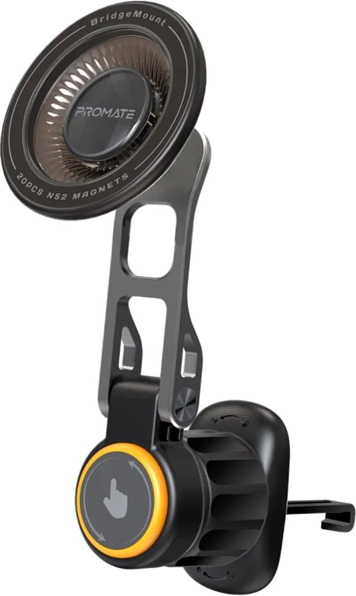 ProMate® MagGrip™ 360° Rotatable Smartphone Holder AC Vent Mount - Magnetische Telefoonhouder - 360° Rotatie - Compatibel met Luchtroosters - Krachtige N52H Magneten - Cradleless Design - Veilig en Stijlvol - Ventilatierooster