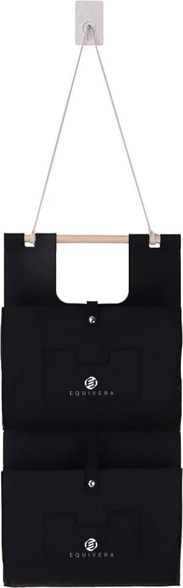 Equivera Wandopberger - Wandorganizer - Wandzak - Muurzak - Wandorganizer met Vakken - Hangende Organizer - Must have voor in huis!