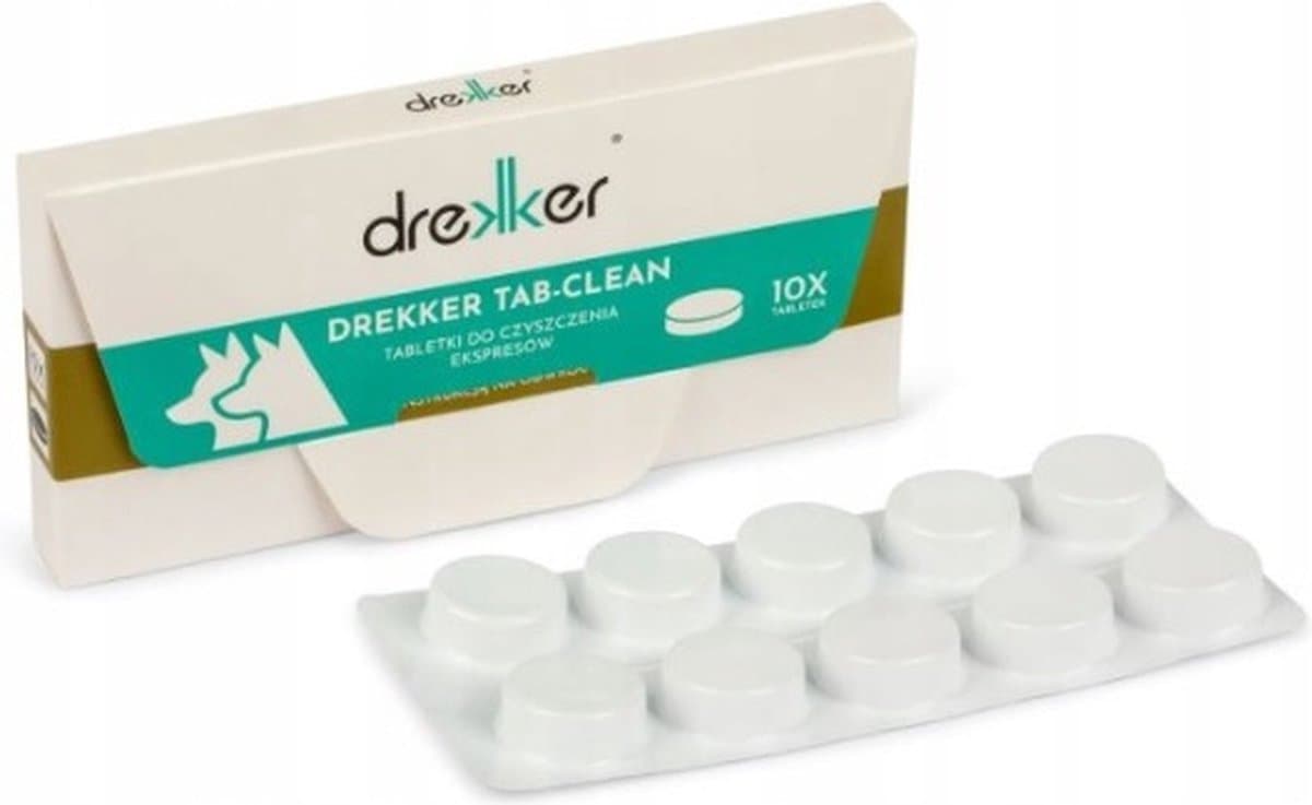 Koffiezetapparaat reinigingstabletten - Drekker - 10tabletten - kan worden gebruikt in plaats van: KRUPS XS3000 KRUPS f055 Jura 70751 Jura 62715 Bosch/Siemens 00311769 Bosch TZ60001 Bosch 310575 Saeco CA6704 Saeco 21001883 Nivona NIRT701 - vervanging
