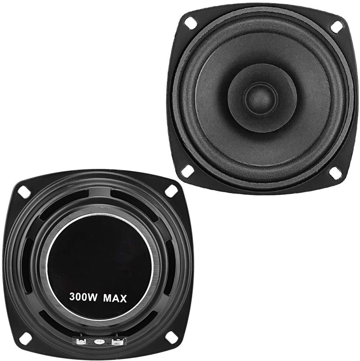 Allecto - Coaxial Speakers - Hifi Stereo - 4 Inch formaat - 300W vermogen - Geschikt voor 12V systemen - Ideaal voor auto - Krachtige geluidsweergave