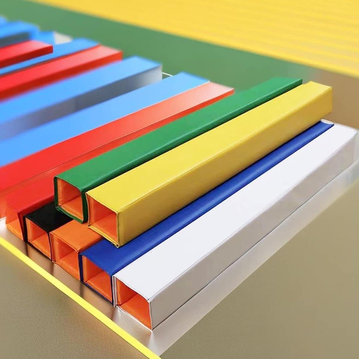 Beschermkussen Vierkant - Paalhoes - Veiligheid Verbeteren - Schokabsorberend Schuim - 120 cm Hoog - Zwart