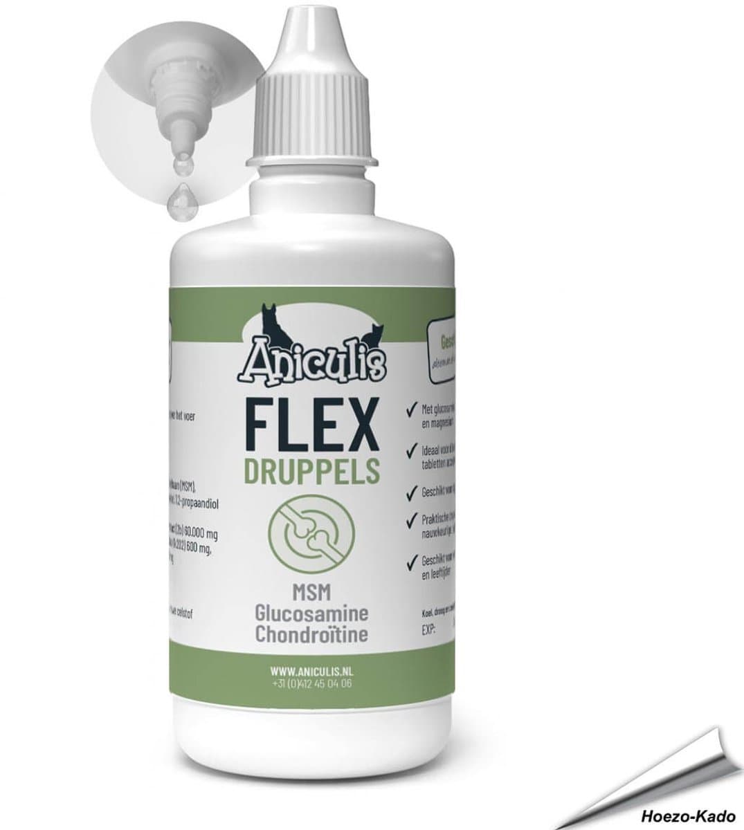 Aniculis Flex Druppels met MSM voor Honden en Katten 100 ml