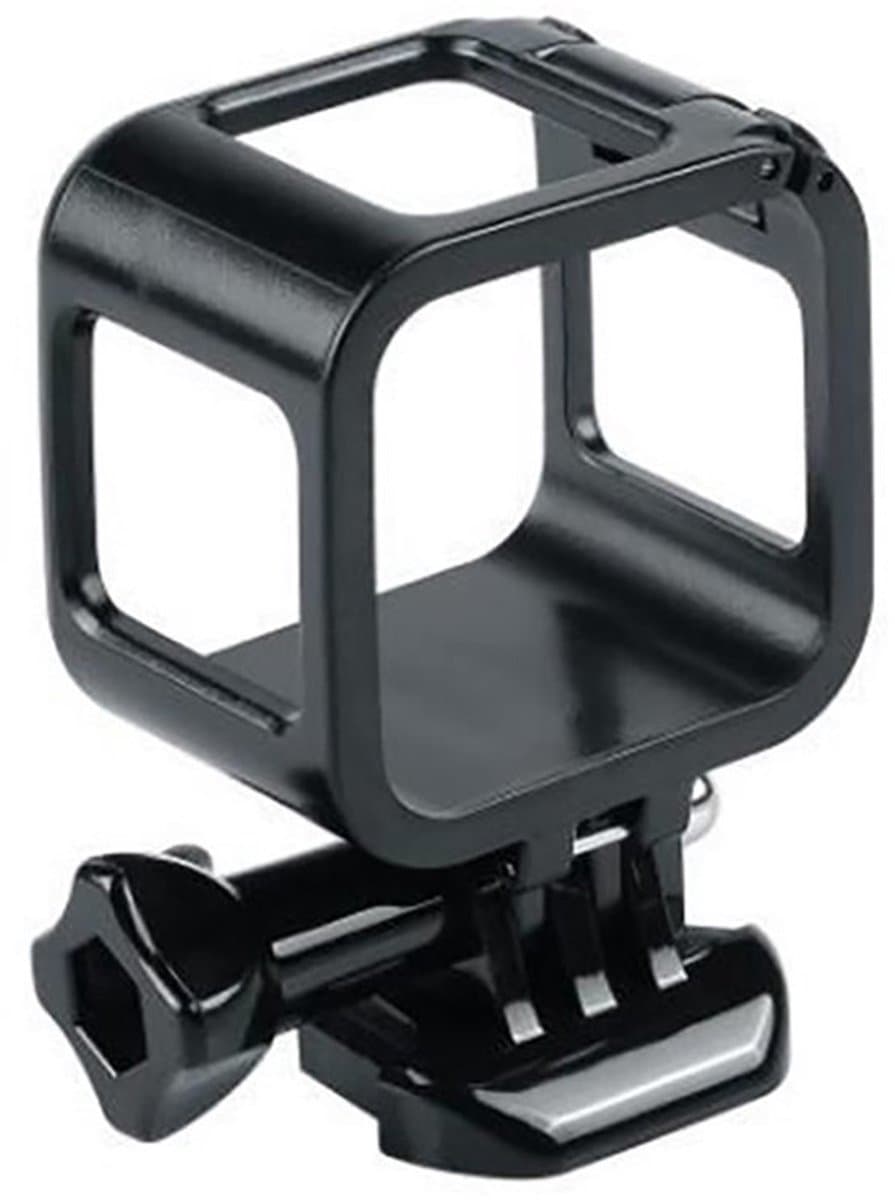 Camera Bescherming - Snelkoppeling - Volledige Bescherming - Zwart - Frame voor Camera - Geschikt voor GoPro Hero4/5 Session - Polycarbonaat