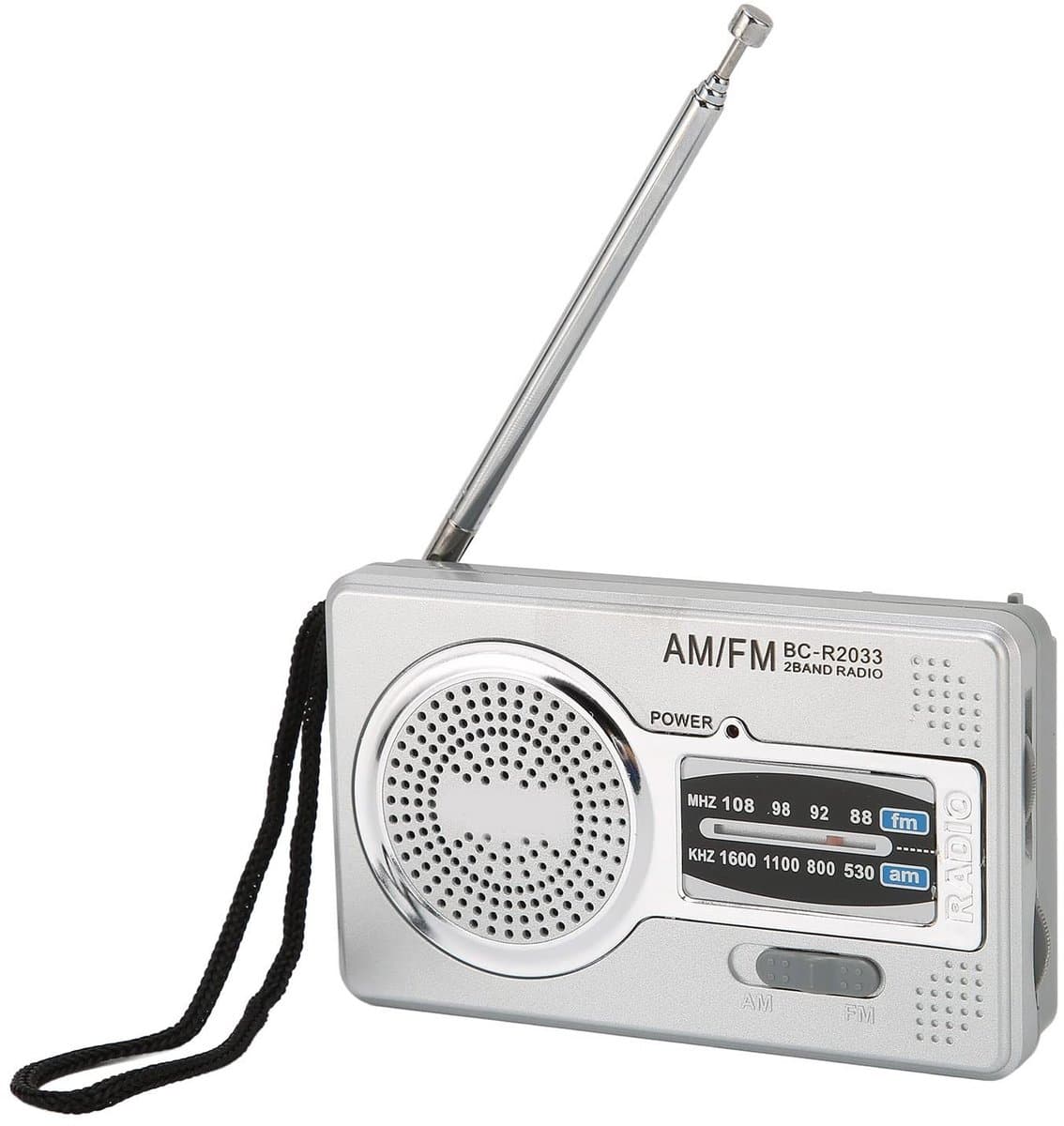 Store_8 - Draagbare Radio - AM FM-transistorradio - Compact en Lichtgewicht - Handige Koptelefoonaansluiting - Perfect voor Buitenreizen - Geschikt...